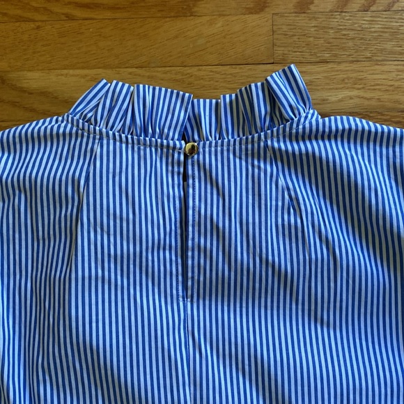 J.Crew Long-sleeve ruffleneck top - stripe - Picture 5 of 6